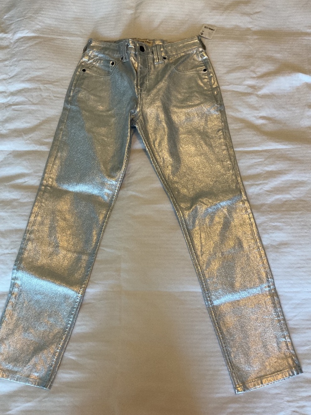 NWT We The Free, nice silver jeans